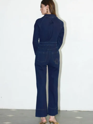 Carmen Jumpsuit Full Sleeve Denim Jumpsuit - Image 2