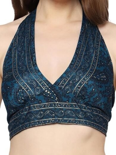 KanhaExports Women & Girls' Casual Crop Top V Neck Sleeveless Tops Backless Halter Tie Up Adjustable top Free Size Chic and Comfortable Fashion Any Occasion - Image 3