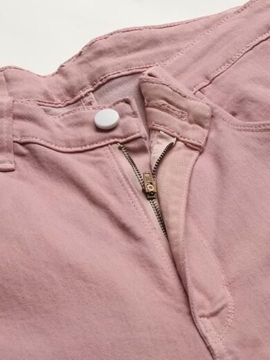 NYAKO Straight Fit High Waist Stretchable Denim Solid Jeans for Women - Image 2