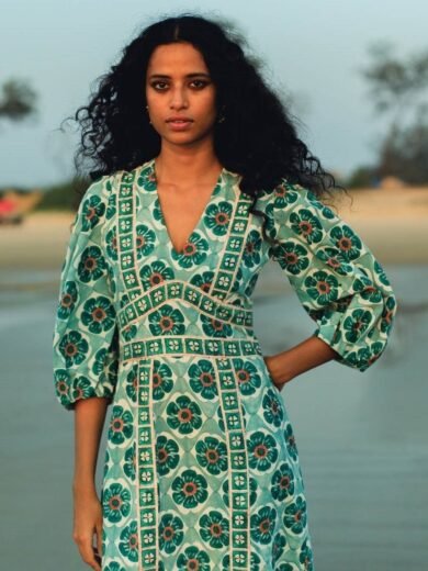 White Palm Dress - Image 4